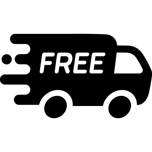 NAIA free shipping and insurance icon, indicating free delivery and coverage benefits for online orders.