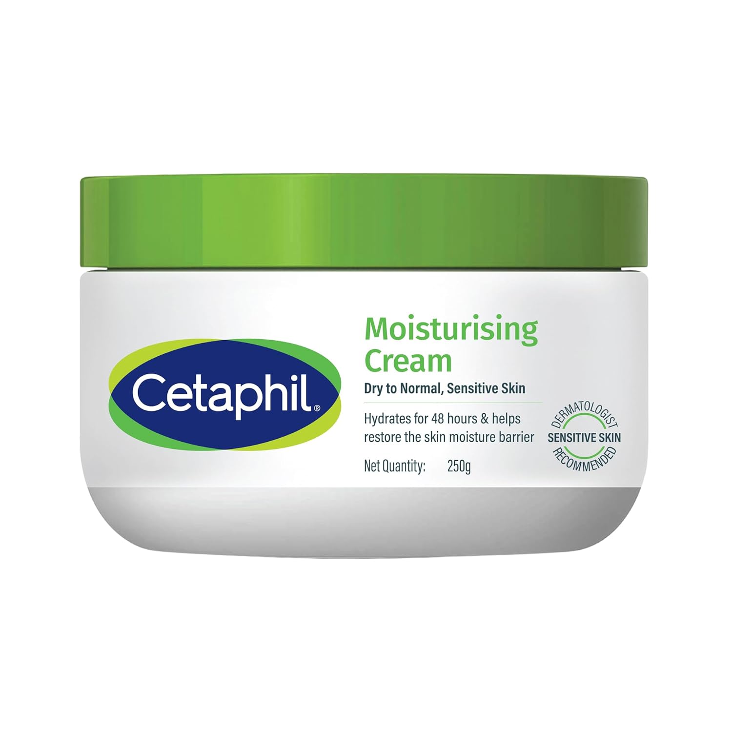 NAIA Antifungal Recovery Moisture Cream in a white jar, showing smooth cream texture and product label on the packaging.