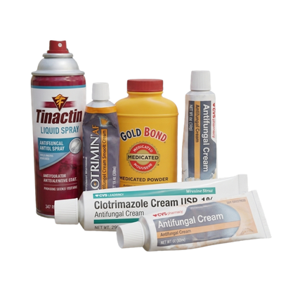 Typical Antifungal Creams & Sprays